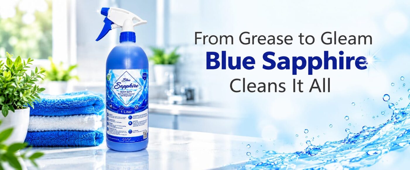 From Grease to Gleam – Blue Sapphire Cleans It All